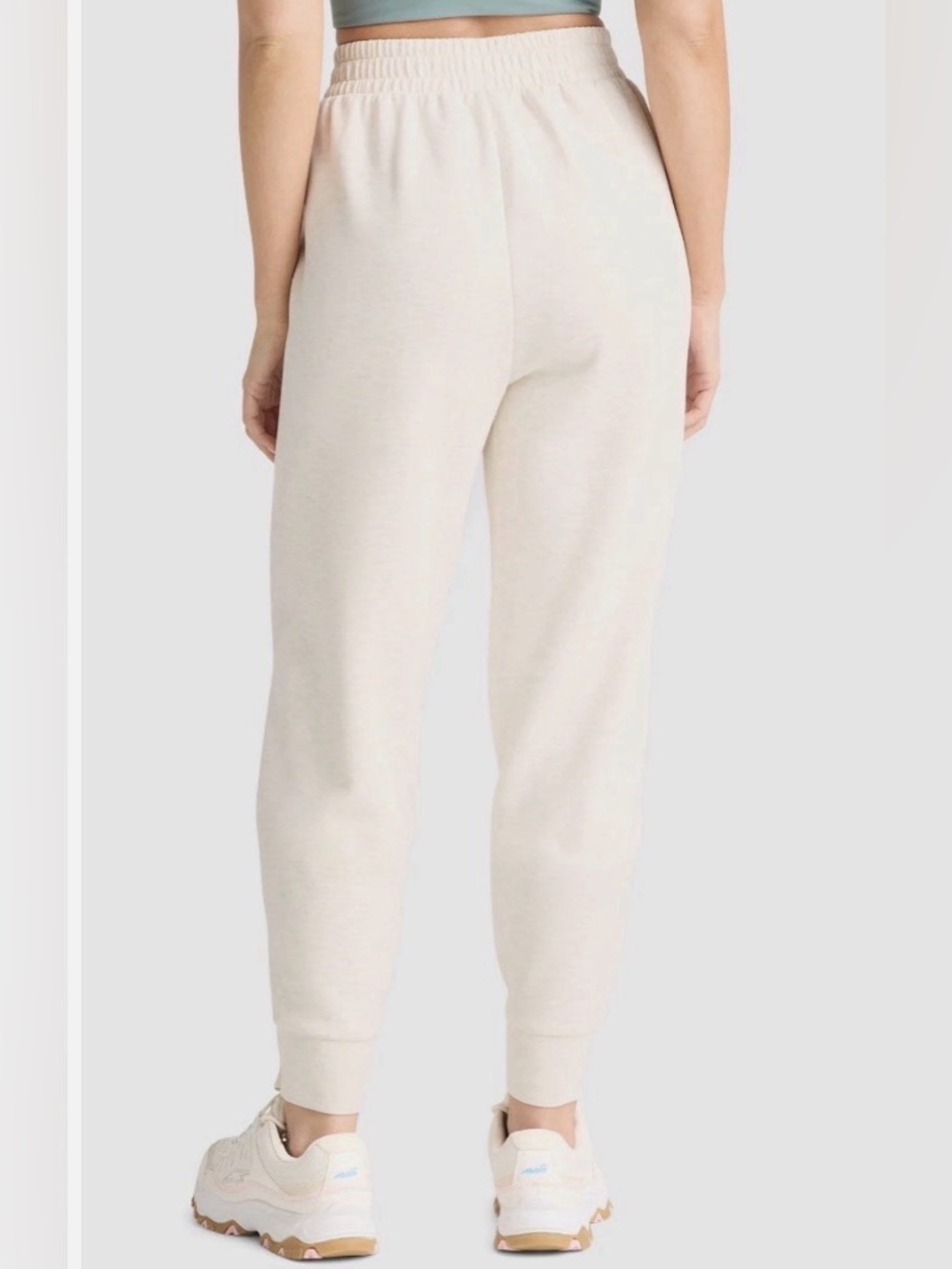 AVIA ScubaKnit Pleat Joggers with Pockets SIZE XL NWT Color- Wheat Heather - Picture 4 of 9